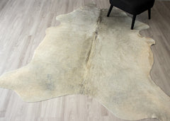 Grey Cowhide Rug (Size: 230 X 190 CM)