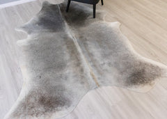 Grey Cowhide Rug (Size: 240 X 190 CM) CHR2110