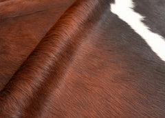 Reddish Cowhide Rug (Size: 210 x 210 CM)