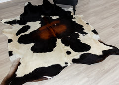 Reddish Cowhide Rug (Size: 220 x 200 CM)