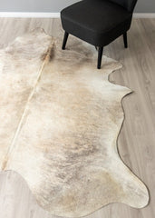 Light Brindle Cowhide Rug (Size: 210 X 190 CM)