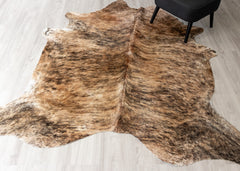 Medium Brindle Cowhide Rug (Size: 220 X 200 CM)