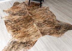 Medium Brindle Cowhide Rug (Size: 220 X 200 CM)