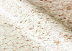 Salt Pepper Brown & White Cowhide Rug (Size: 230 X 190 CM)