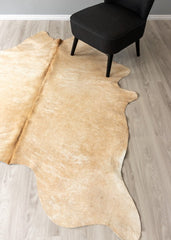 Light Brindle Cowhide Rug (Size: 210 X 180 CM)