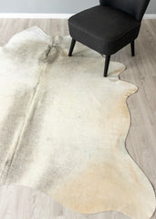 Grey Cowhide Rug (Size: 220 X 190 CM)