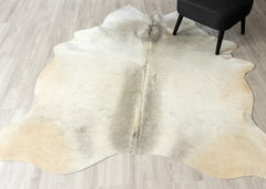 Grey Cowhide Rug (Size: 220 X 190 CM)