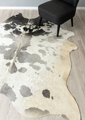 Grey Cowhide Rug (Size: 230 X 200 CM)