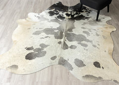 Grey Cowhide Rug (Size: 230 X 200 CM)