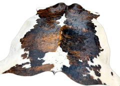 Exotic Tricolor Cowhide Rug (Size: 230 X 200 CM) CHR1940