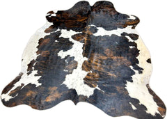 Exotic Tricolor Cowhide Rug (Size: 240 X 210 CM) CHR1941