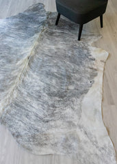 (Rare) Grey Brindle Cowhide Rug (Size: 250 X 220 CM) CHR1886