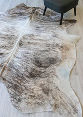 Light Brindle Cowhide Rug (Size: 250 X 220 CM) CHR1891
