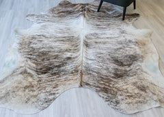 Light Brindle Cowhide Rug (Size: 250 X 220 CM) CHR1891