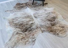 Light Brindle Cowhide Rug (Size: 250 X 220 CM) CHR1891