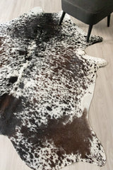 (Rare) Salt Pepper Tri-Color Cowhide Rug (Size: 230 X 190 CM) CHR2438