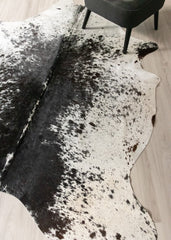 Salt Pepper Black & White Cowhide Rug (Size: 230 X 190 CM) CHR2452
