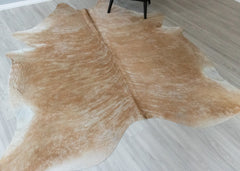 (Rare) Palomino Cowhide Rug (Size: 250 X 220 CM) CHR2456