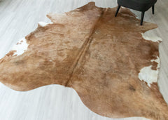 (Rare) Palomino Cowhide Rug (Size: 250 X 230 CM) CHR2457