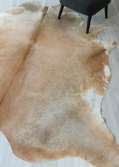 (Rare) Palomino Cowhide Rug (Size: 240 X 210 CM) CHR2458