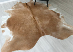 (Rare) Palomino Cowhide Rug (Size: 230 X 200 CM) CHR2460
