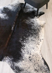 Salt Pepper Black & White Cowhide Rug (Size: 220 X 180 CM) CHR2097