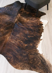 Dark Brindle Cowhide Rug (Size: 220 x 190 CM) CHR2107