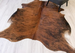 Medium Brindle Cowhide Rug (Size: 210 x 180 CM) CHR2117