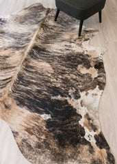 (Rare) Exotic Tricolor Cowhide Rug (Size: 250 X 220 CM) CHR2070