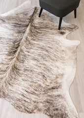 (Rare) Light Brindle Cowhide Rug (Size: 230 X 190 CM) CHR2074