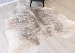 (Rare) Grey Brindle Cowhide Rug (Size: 230 X 210 CM) CHR2075