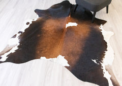 Reddish Cowhide Rug (Size: 200 X 180 CM) CHR2111