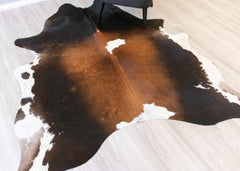 Reddish Cowhide Rug (Size: 200 X 180 CM) CHR2111