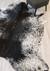 Salt Pepper Black & White Cowhide Rug (Size: 250 X 180 CM) CHR2134
