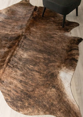 Dark Brindle Cowhide Rug (Size: 250 X 210 CM) CHR2504