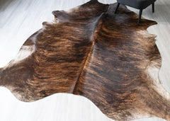 Dark Brindle Cowhide Rug (Size: 260 X 230 CM) CHR2470