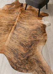 Dark Brindle Cowhide Rug (Size: 240 X 200 CM) CHR2488