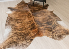 Dark Brindle Cowhide Rug (Size: 270 X 230 CM) CHR2502