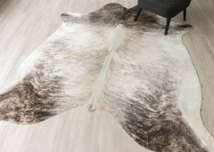(Rare) Grey Brindle Cowhide Rug (Size: 250 X 210 CM) CHR2610