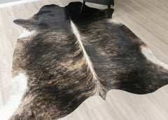 (Rare) Grey Brindle Cowhide Rug (Size: 230 X 210 CM) CHR2613