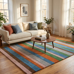 Stripe Series 1 Modern Wool Rug