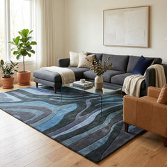 Stream Series 4 Modern Wool Rug