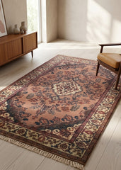 Authentic Wool Hand-Knotted Mahi Hallway Runner Rug - 98 x 180 CM