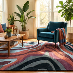 Stream Series 2 Modern Wool Rug