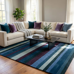 Stripe Series 3 Modern Wool Rug