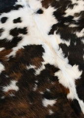 Exotic Tricolor Cowhide Rug (Size: 220 X 190 CM)