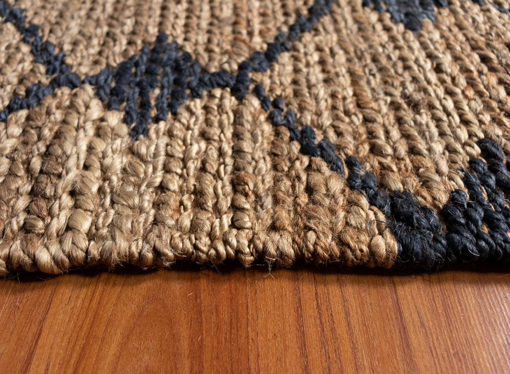 Diamond Braided Natural Handmade Jute Rug – Rug House NZ