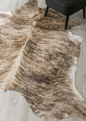 Light Brindle Cowhide Rug (Size: 230 X 180 CM) CHR2026