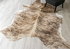 Light Brindle Cowhide Rug (Size: 230 X 180 CM) CHR2026