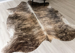 (Rare) Grey Brindle Cowhide Rug (Size: 230 X 210 CM) CHR2320